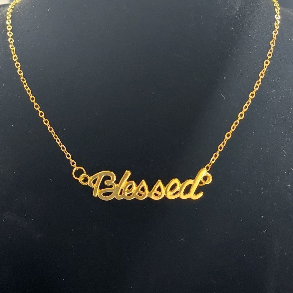 GOLD BLESSED UNISEX NECKLACE